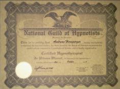 NGH Certivicate Hypnotherapist